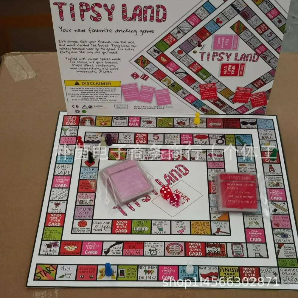 Party Gift of Land Party Board Games Fun Drinking Games for Friends