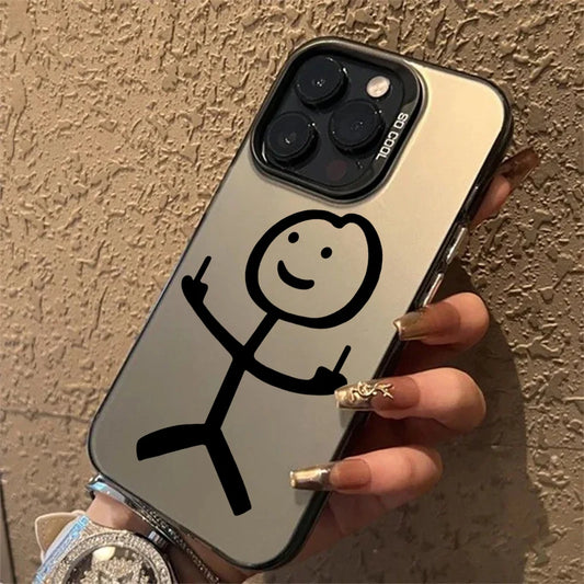 Cute Cartoon Matchman Phone Case For Xiaomi Mi Lite 5G Ne 14 15 Ultra 12 For Xiaomi 12T 13t 14t 15t 17 Pro Max Shockproof Fundas