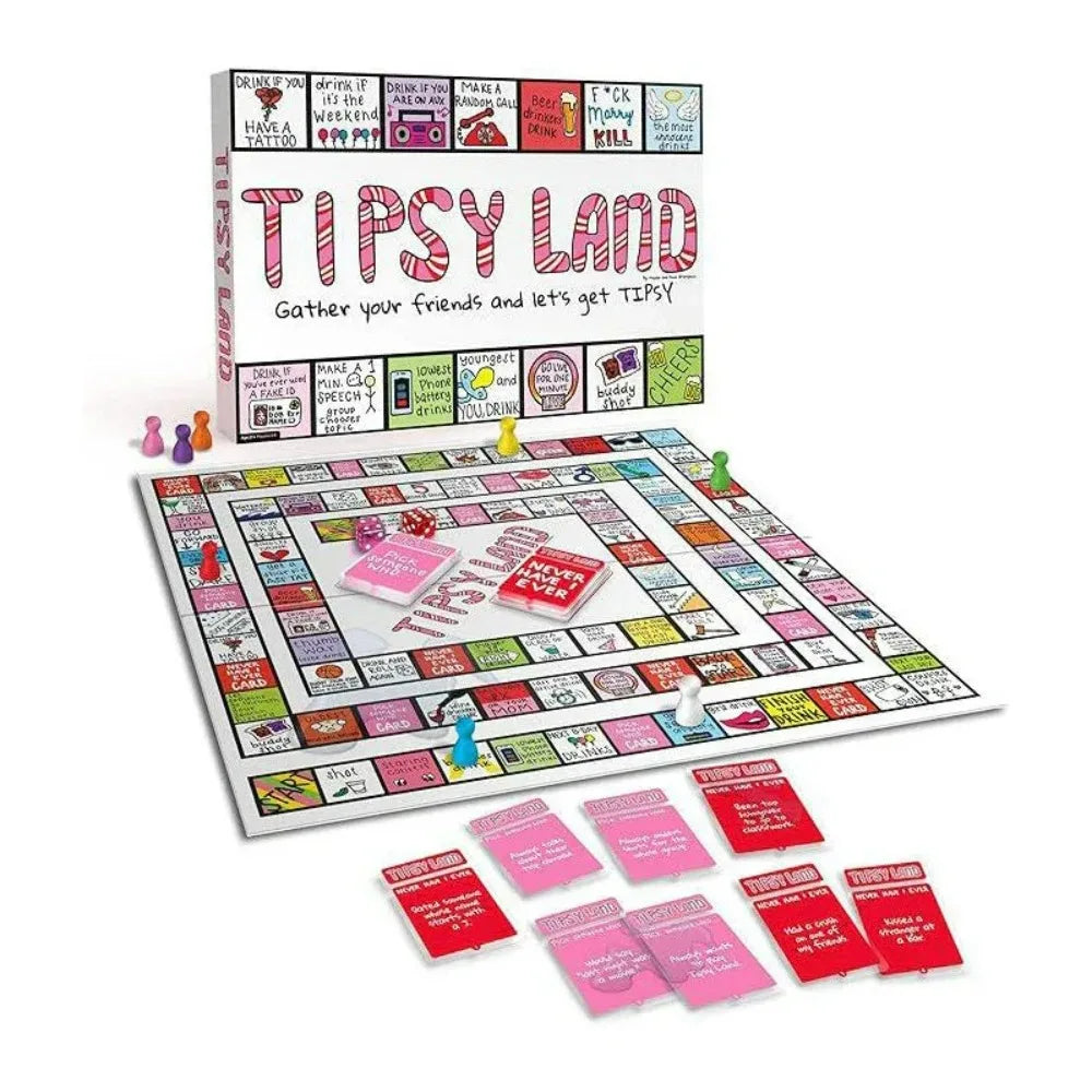 Party Gift of Land Party Board Games Fun Drinking Games for Friends