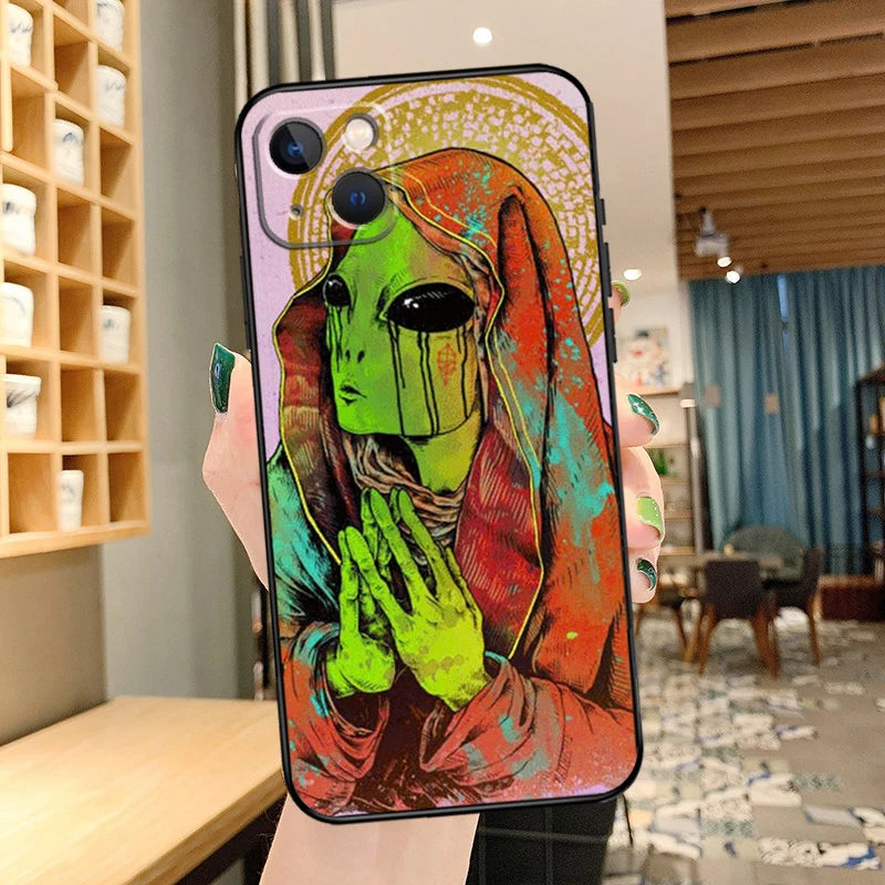 Weed Design Crazy Smoking Phone Case For iPhone 14 Pro Max 17 Air 16 15 11 12 13 Pro Max mini 15 16 Plus 16e Cover
