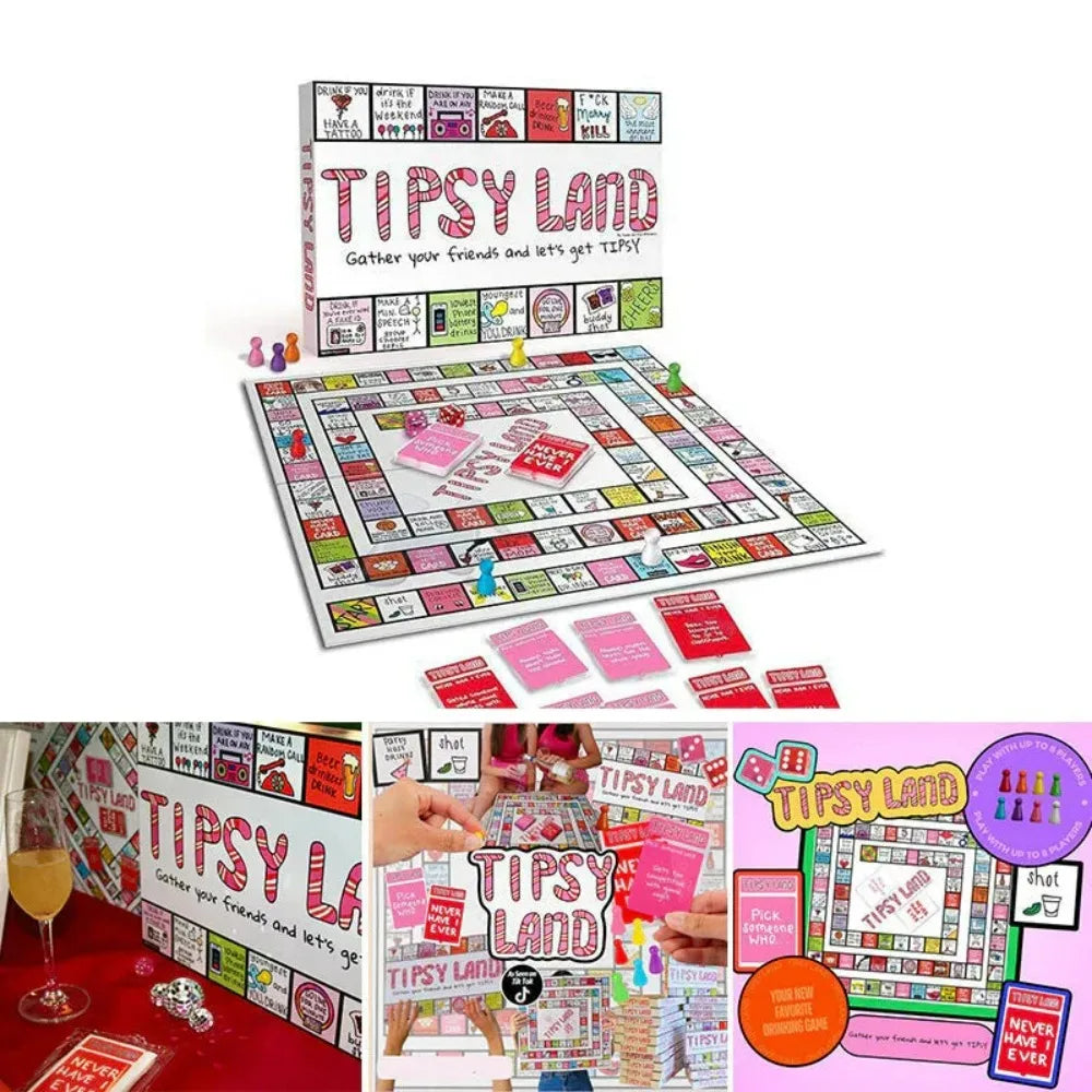 Party Gift of Land Party Board Games Fun Drinking Games for Friends