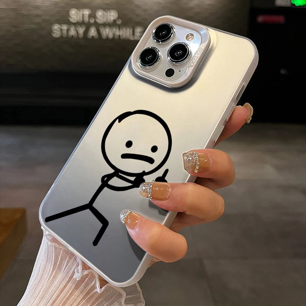 Cute Cartoon Matchman Phone Case For Xiaomi Mi Lite 5G Ne 14 15 Ultra 12 For Xiaomi 12T 13t 14t 15t 17 Pro Max Shockproof Fundas