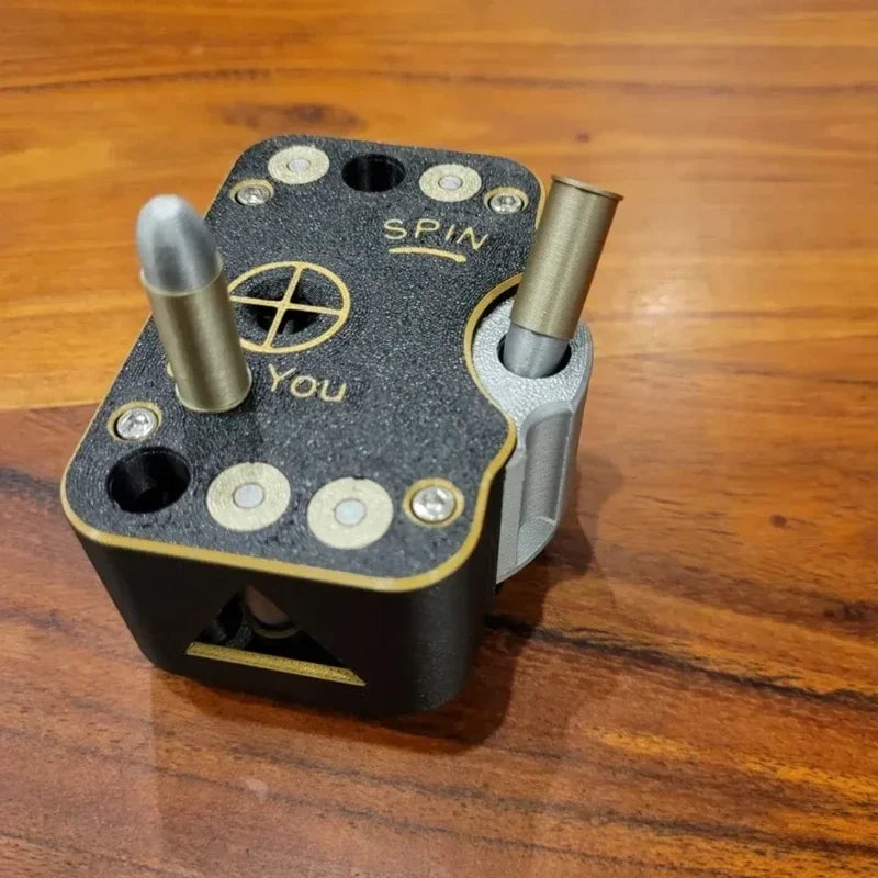 Russian Roulette Drinking Game Game Of Luck  Russian Roulette Probability Challenge Roulette Interact 3d Print