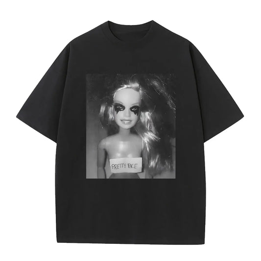 Disgusting Doll Funny Graphic T-shirt Fans Gift Men Women Casual Vintage Cotton T Shirt Unisex Horror Humor Oversized T-shirts