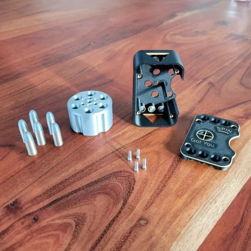 Russian Roulette Drinking Game Game Of Luck  Russian Roulette Probability Challenge Roulette Interact 3d Print