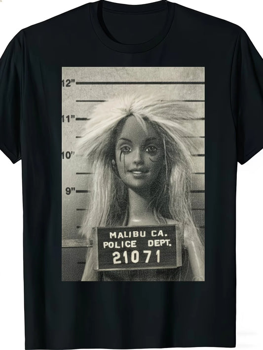 Women's Funny Doll Girl Party Meme Mood T Shirt Harajuku Streetwear Tee Oversized Ironic Humor Weirdcor Sarcastic Hilarious Top