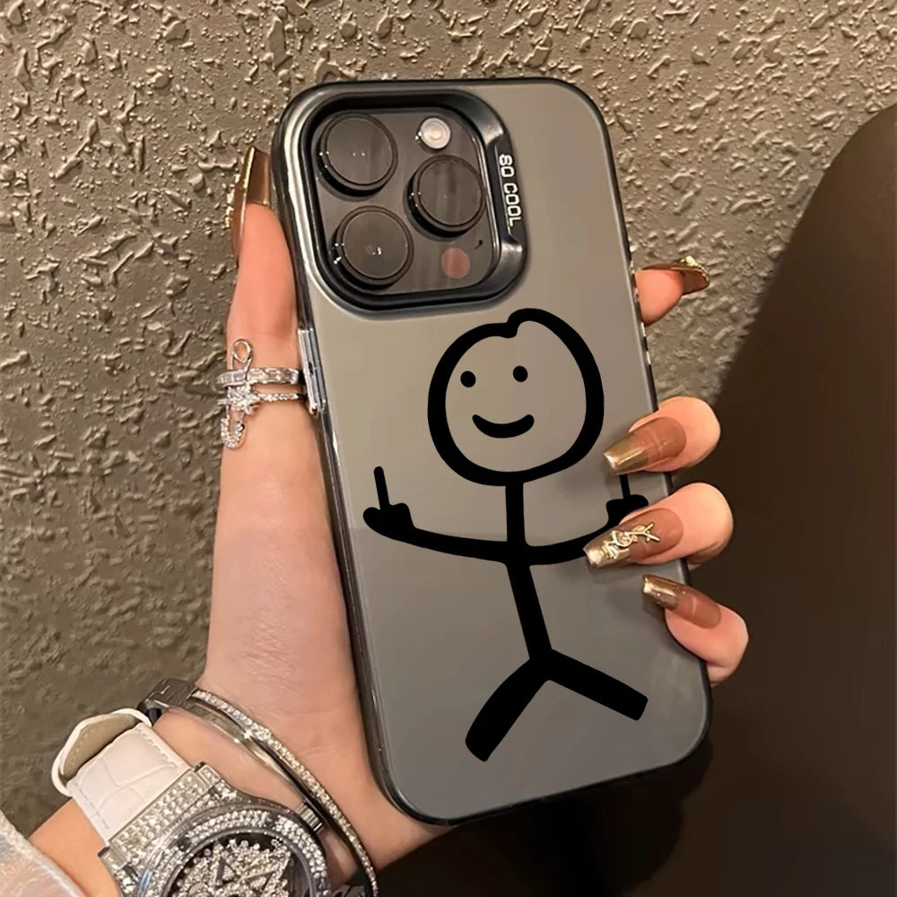 Cute Cartoon Matchman Phone Case For Xiaomi Mi Lite 5G Ne 14 15 Ultra 12 For Xiaomi 12T 13t 14t 15t 17 Pro Max Shockproof Fundas