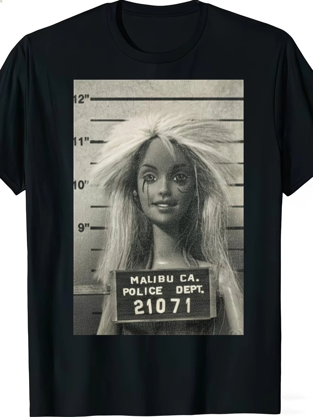 Women's Funny Doll Girl Party Meme Mood T Shirt Harajuku Streetwear Tee Oversized Ironic Humor Weirdcor Sarcastic Hilarious Top
