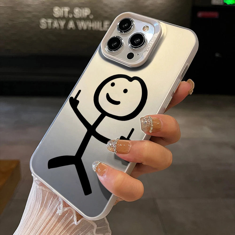 Cute Cartoon Matchman Phone Case For Xiaomi Mi Lite 5G Ne 14 15 Ultra 12 For Xiaomi 12T 13t 14t 15t 17 Pro Max Shockproof Fundas